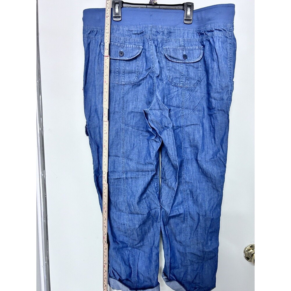 Tommy Hilfiger women's Soft Pant Chambray Blue XL - Picture 10 of 14